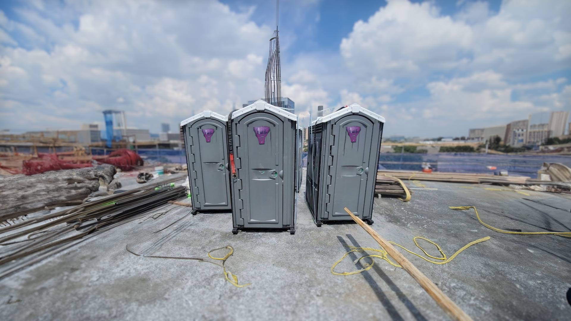 Portable toilet hire near me